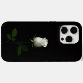Black 4 Luxe iPhone 15 Pro Max, Pure White Rose Case-Mate iPhone Case (Achterkant (horizontaal))
