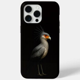 Black 4 Luxe iPhone 15 Pro Max, Secretarybird iPhone 15 Pro Max Hoesje