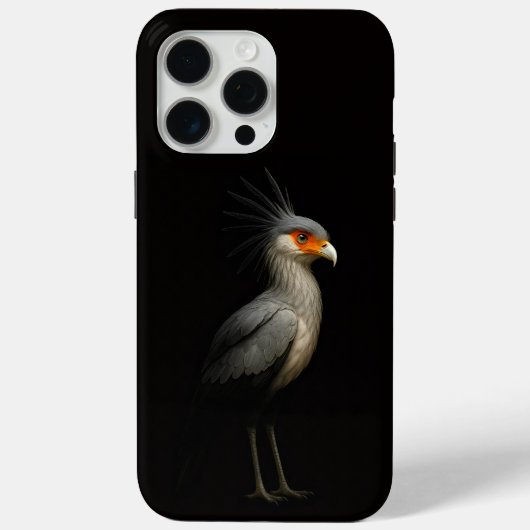 Black 4 Luxe iPhone 15 Pro Max, Secretarybird Case-Mate iPhone Case (Achterkant)