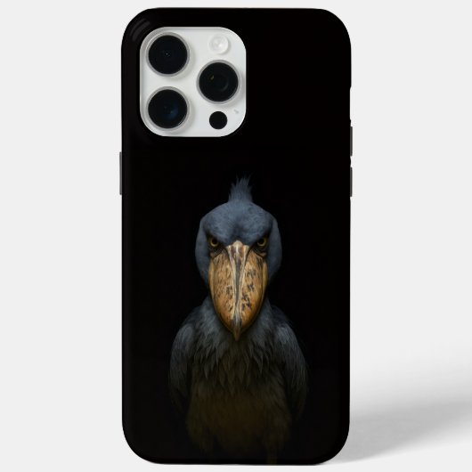 Black 4 Luxe iPhone 15 Pro Max, Shoebill Bird Case-Mate iPhone Case (Achterkant)