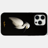 Black 4 Luxe iPhone 15 Pro Max, Snowy Egret Case-Mate iPhone Case (Achterkant (horizontaal))