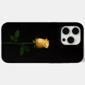 Black 4 Luxe iPhone 15 Pro Max, Sunlit Yellow Rose Case-Mate iPhone Case (Achterkant (horizontaal))