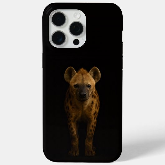 Black 4 Luxe iPhone 15 Pro Max, Wild Spotted Hyena Case-Mate iPhone Case (Achterkant)
