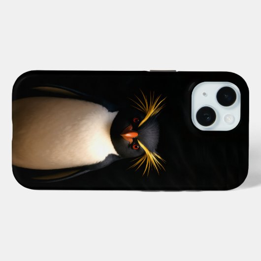 Black 4 Luxe iPhone 15, Rockhopper Penguin Case-Mate iPhone Case (Achterkant (horizontaal))