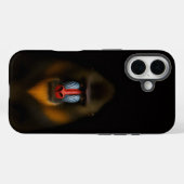 Black 4 Luxe iPhone 16 Case-Mate, Mandrill Monkey Case-Mate iPhone Case (Achterkant (horizontaal))