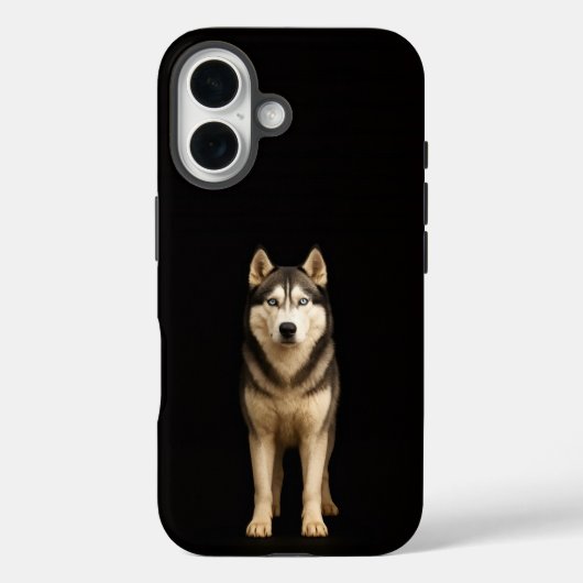 Black 4 Luxe iPhone 16 Mate, Icy Elite Husky Case-Mate iPhone Case (Achterkant)