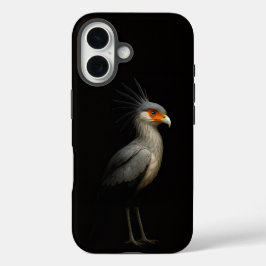 Black 4 Luxe iPhone 16 Mate, Secretarybird iPhone 16 Hoesje