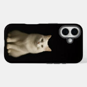 Black 4 Luxe iPhone 16 Mate, Turkish Angora Cat Case-Mate iPhone Case (Achterkant (horizontaal))