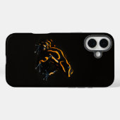 Black 4 Luxe iPhone 16 Plus, Black Orange Frog Case-Mate iPhone Case (Achterkant (horizontaal))