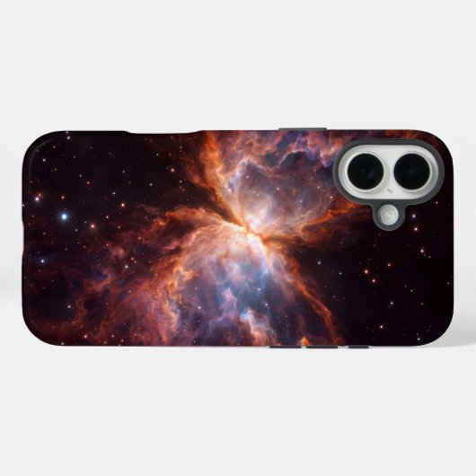 Black 4 Luxe iPhone 16 Plus, Butterfly Nebula Case-Mate iPhone Case (Achterkant (horizontaal))