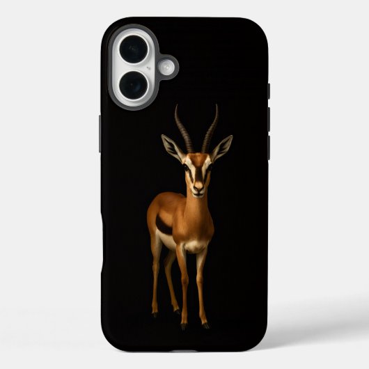 Black 4 Luxe iPhone 16 Plus, Elegant Gazella Case-Mate iPhone Case (Achterkant)