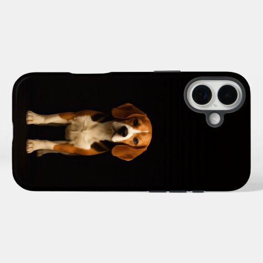 Black 4 Luxe iPhone 16 Plus, Kind Beagle Case-Mate iPhone Case (Achterkant (horizontaal))