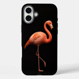 Black 4 Luxe iPhone 16 Plus Mate, Pink Flamingo iPhone 16 Plus Hoesje