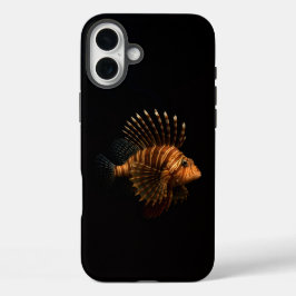 Black 4 Luxe iPhone 16 Plus, Red Lionfish iPhone 16 Plus Hoesje