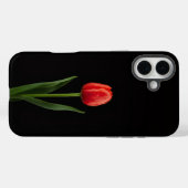 Black 4 Luxe iPhone 16 Plus, Ruby Red Tulip Case-Mate iPhone Case (Achterkant (horizontaal))