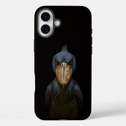 Black 4 Luxe iPhone 16 Plus, Shoebill Bird Case-Mate iPhone Case (Achterkant)