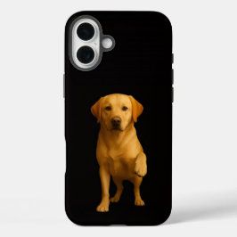 Black 4 Luxe iPhone 16 Plus, Tender Labrador iPhone 16 Plus Hoesje
