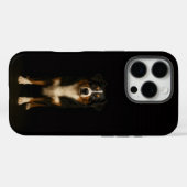 Black 4 Luxe iPhone 16 Pro, Aussie Shepherd Dog Case-Mate iPhone Case (Achterkant (horizontaal))