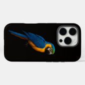 Black 4 Luxe iPhone 16 Pro, Blue Yellow Macaw Case-Mate iPhone Case (Achterkant (horizontaal))
