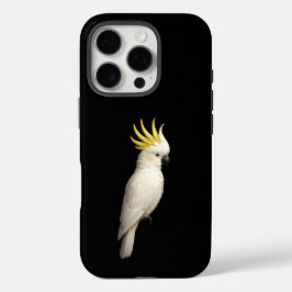 Black 4 Luxe iPhone 16 Pro, Crested Cockatoo iPhone 16 Pro Hoesje