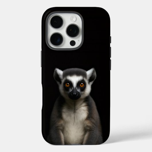 Black 4 Luxe iPhone 16 Pro, Gentle Lemur Case-Mate iPhone Case (Achterkant)