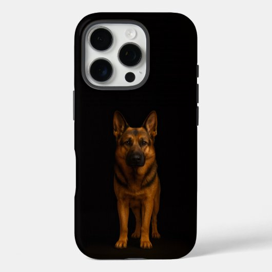 Black 4 Luxe iPhone 16 Pro, German Shepherd Case-Mate iPhone Case (Achterkant)
