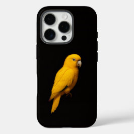 Black 4 Luxe iPhone 16 Pro, Golden Parakeet iPhone 16 Pro Hoesje