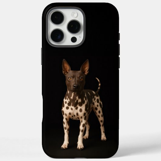 Black 4 Luxe iPhone 16 Pro Max, Hairless Terrier Case-Mate iPhone Case (Achterkant)