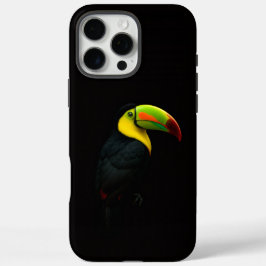 Black 4 Luxe iPhone 16 Pro Max , Keel Billed Tucan iPhone 16 Pro Max Hoesje