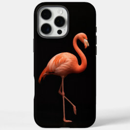 Black 4 Luxe iPhone 16 Pro Max, Pink Flamingo iPhone 16 Pro Max Hoesje