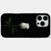 Black 4 Luxe iPhone 16 Pro Max, Pure White Rose Case-Mate iPhone Case (Achterkant (horizontaal))