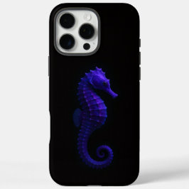Black 4 Luxe iPhone 16 Pro Max , Violet Seahorse iPhone 16 Pro Max Hoesje