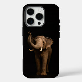 Black 4 Luxe iPhone 16 Pro, Mighty Elephant iPhone 16 Pro Hoesje