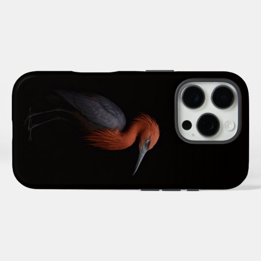 Black 4 Luxe iPhone 16 Pro, Reddish Egret Case-Mate iPhone Case (Achterkant (horizontaal))