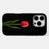 Black 4 Luxe iPhone 16 Pro, Ruby Red Tulip Case-Mate iPhone Case (Achterkant (horizontaal))