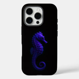 Black 4 Luxe iPhone 16 Pro, Violet Seahorse iPhone 16 Pro Hoesje