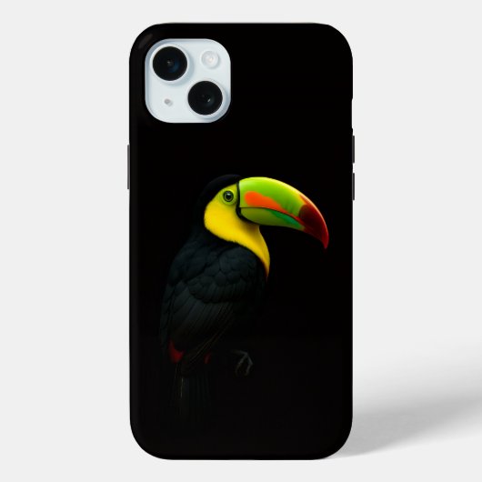 Black 4 Luxe, Keel Billed Tucan Case-Mate iPhone Case (Achterkant)
