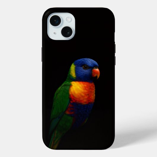 Black 4 Luxe, Lorikeet Parrot Case-Mate iPhone Case (Achterkant)