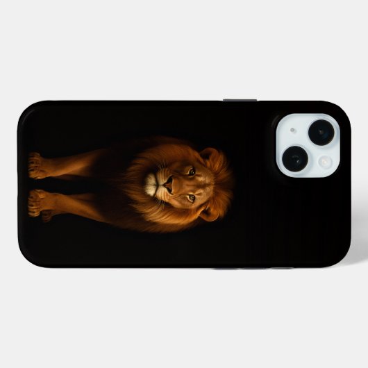 Black 4 Luxe, Majestic Lion iPhone 15 Plus Case-Mate iPhone Case (Achterkant (horizontaal))