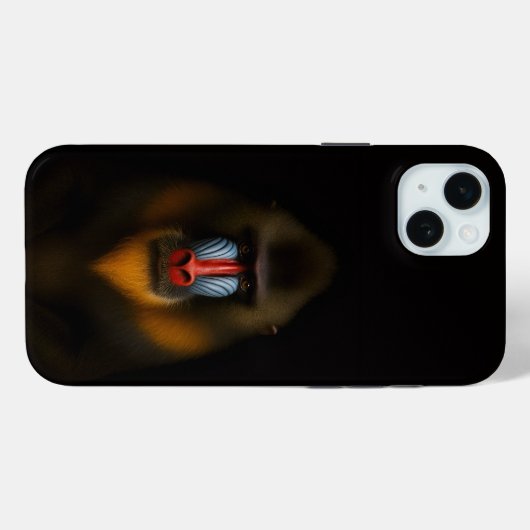Black 4 Luxe, Mandrill Monkey Case-Mate iPhone Case (Achterkant (horizontaal))