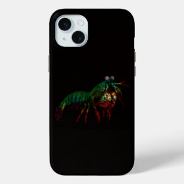 Black 4 Luxe, Mantis Shrimp iPhone 15 Plus iPhone 15 Mini Hoesje
