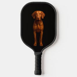 Black 4 Luxe Pickleball Paddle, Agile Vizsla Dog Pickleball Paddle