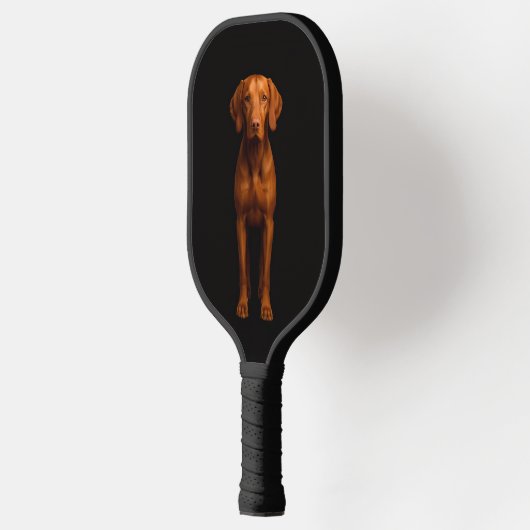 Black 4 Luxe Pickleball Paddle, Agile Vizsla Dog Pickleball Paddle (Links)