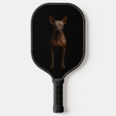 Black 4 Luxe Pickleball Paddle, Argentina Pila Dog Pickleball Paddle (Voorkant)
