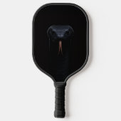 Black 4 Luxe Pickleball Paddle, Black Mamba Snake Paddle (Achterkant)