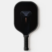 Black 4 Luxe Pickleball Paddle, Black Mamba Snake Pickleball Paddle (Voorkant)