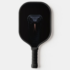 Black 4 Luxe Pickleball Paddle, Black Mamba Snake Pickleball Paddle