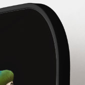 Black 4 Luxe Pickleball Paddle, Blue Yellow Macaw Paddle (Links Detail)