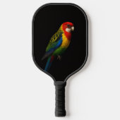 Black 4 Luxe Pickleball Paddle, Eastern Rosella Pickleball Paddle (Voorkant)