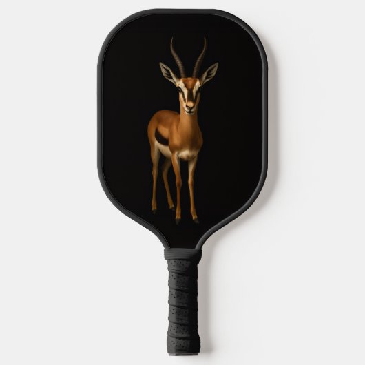 Black 4 Luxe Pickleball Paddle, Elegant Gazella Paddle (Voorkant)